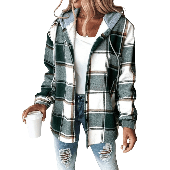 Levoire | Chemise En Flanelle Décontractée Avec Capuche