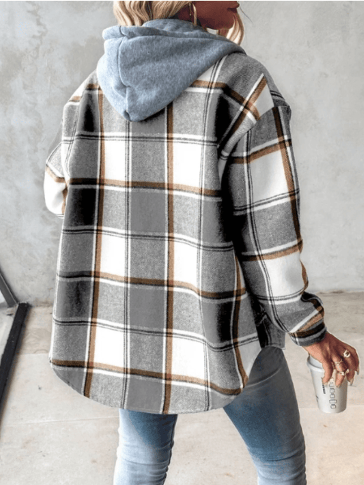 Levoire | Chemise En Flanelle Décontractée Avec Capuche