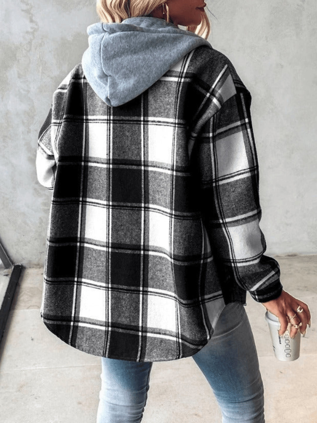 Levoire | Chemise En Flanelle Décontractée Avec Capuche