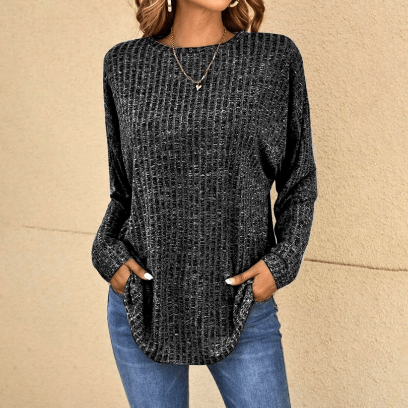 Levoire | Pull Femme Doux Confort Chaud Tendance Noir