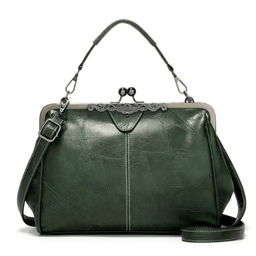 Levoire | Sacs à bandoulière pour femmes Style vestimentaire intemporel décontracté Vintage en cuir véritable Vert