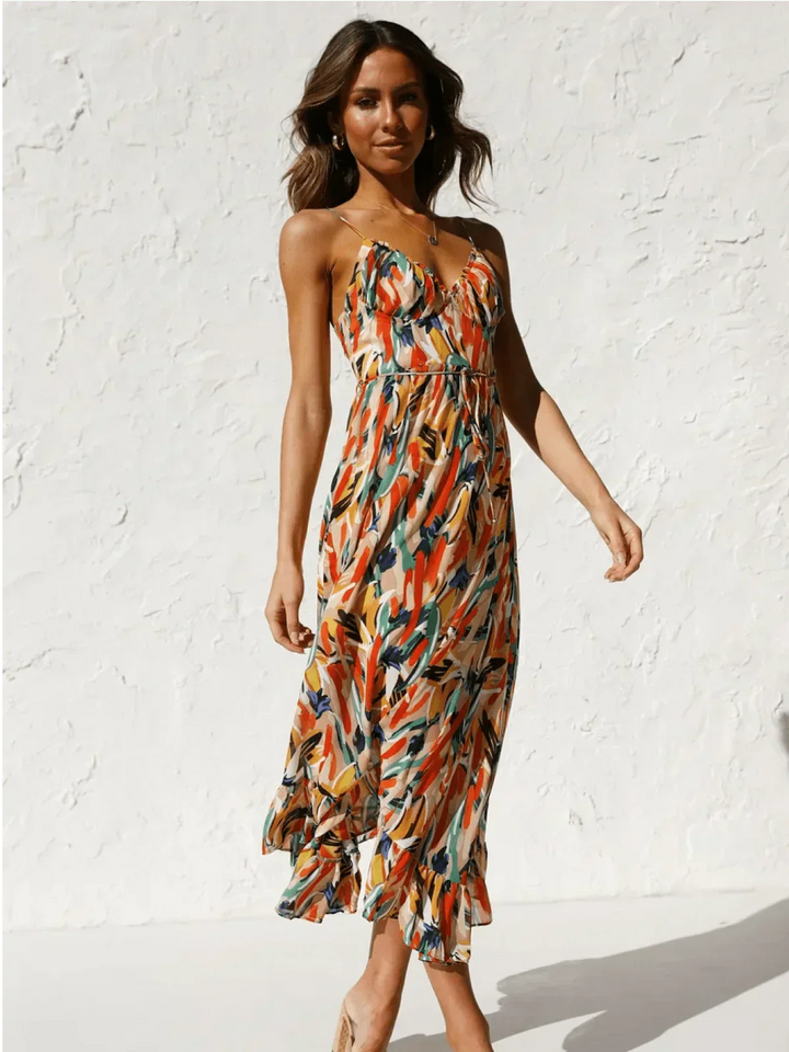 Levoire | Robe Midi Colorée