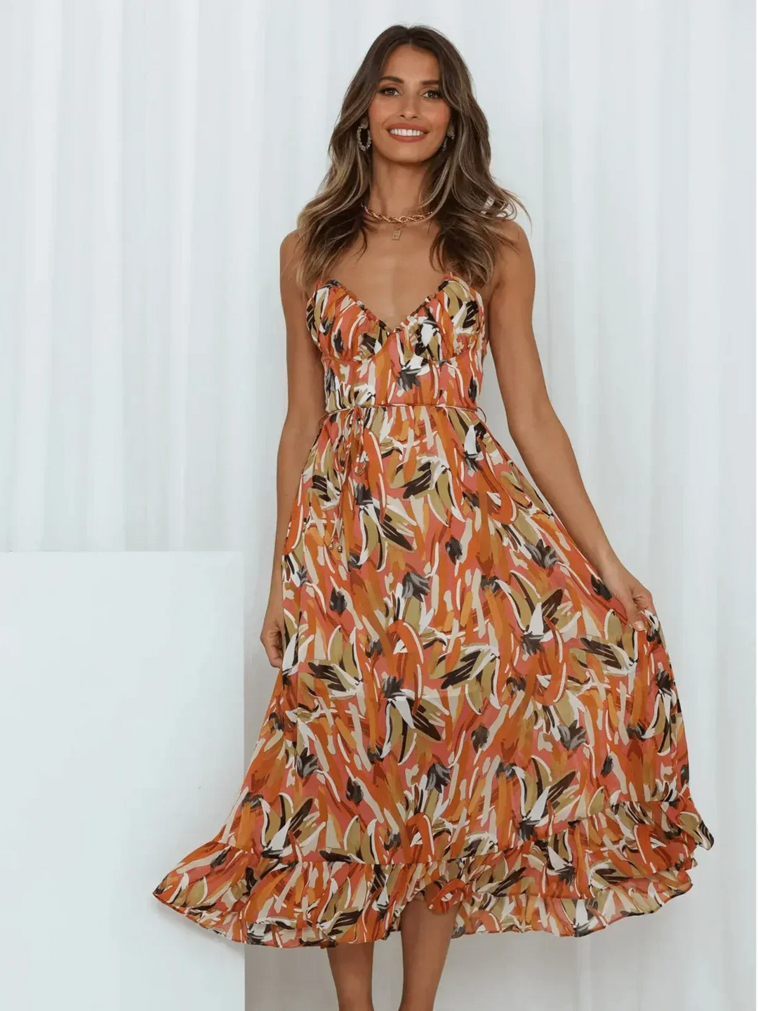 Levoire | Robe Midi Colorée
