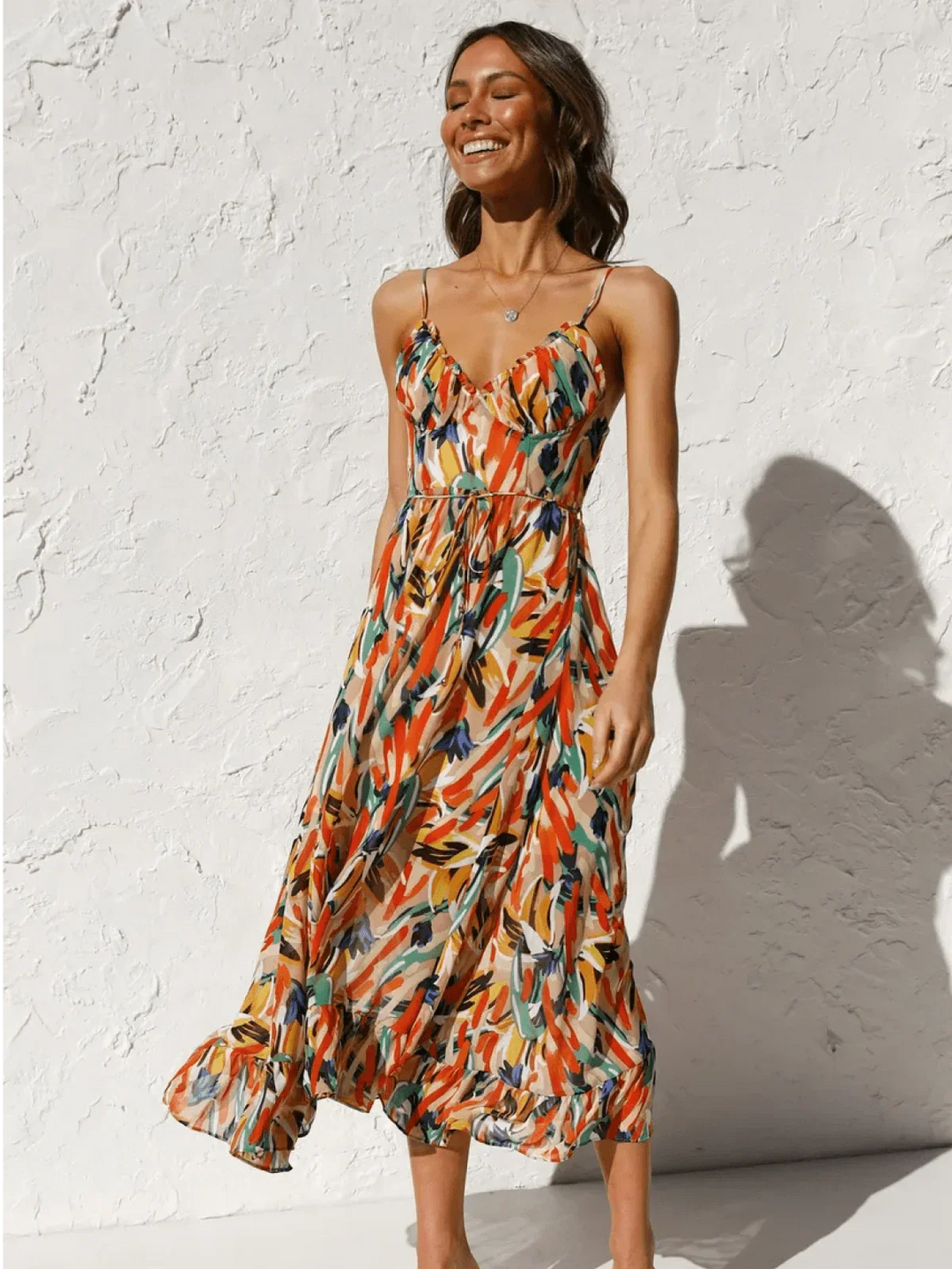 Levoire | Robe Midi Colorée