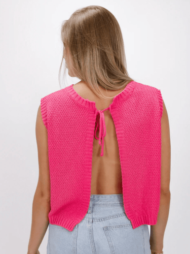 Levoire | Haut Tricot Doux Débardeur Pullover Femme Gilet