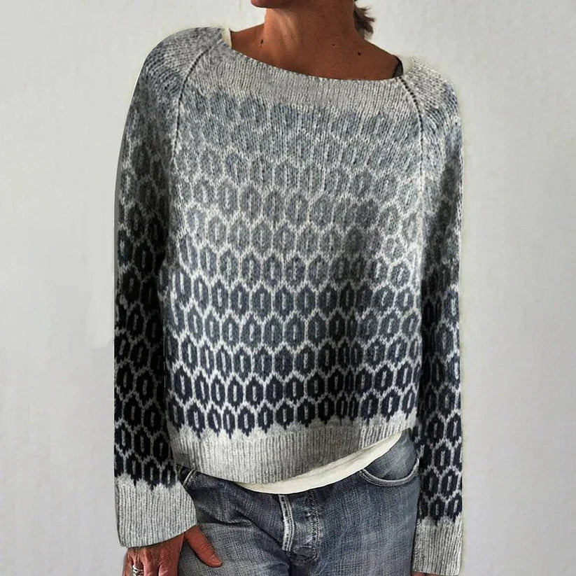 Levoire | Pull Gris Avec Détails