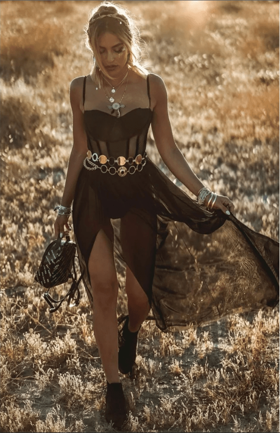 Levoire | Robe de festival rétro Noir