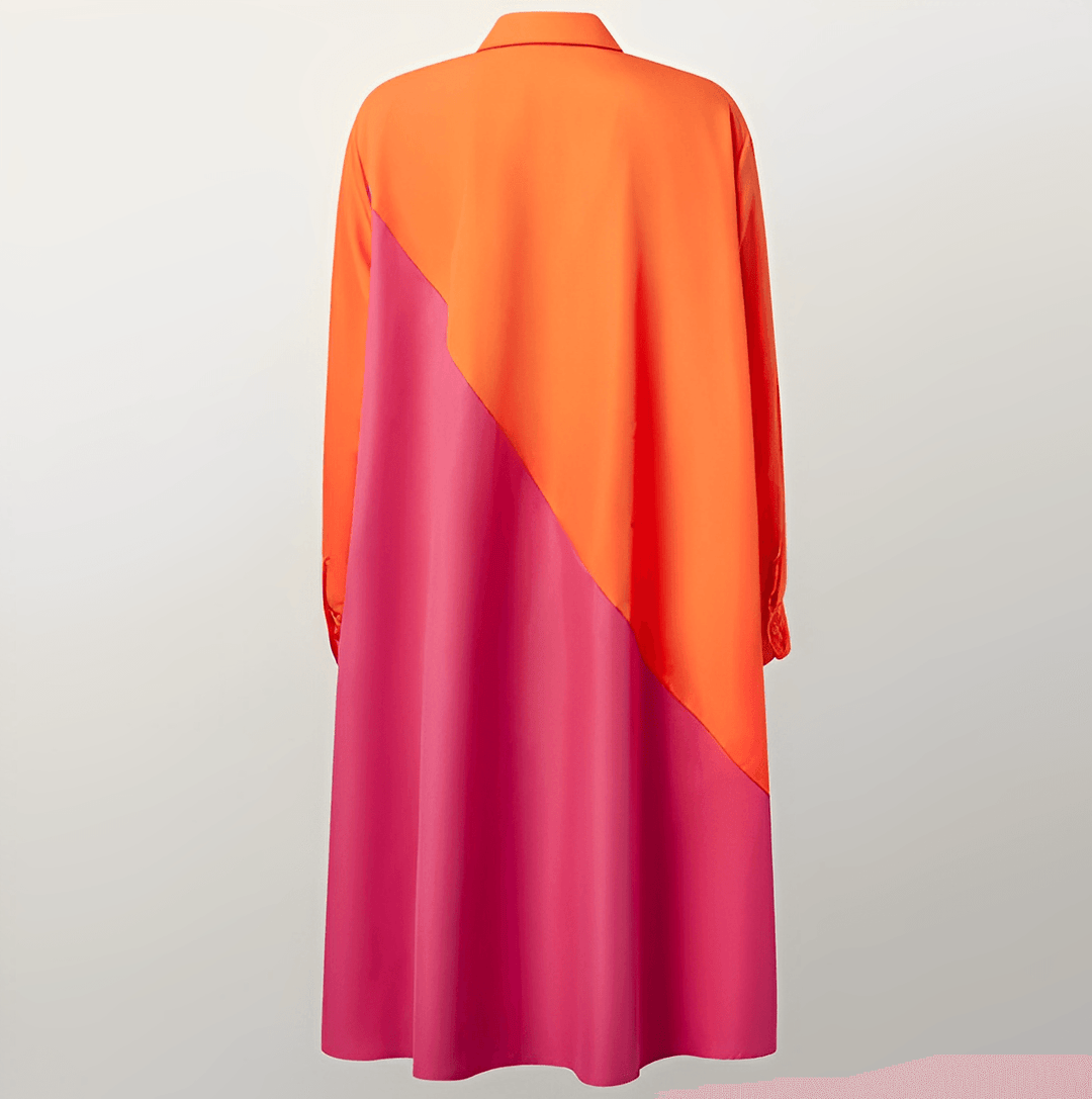 Levoire | Robe Chemise Élégante Avec Col Rabattu