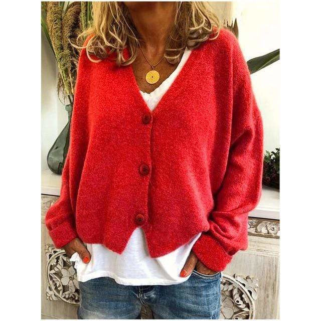 Levoire | Gilet Casual Uni Rouge B