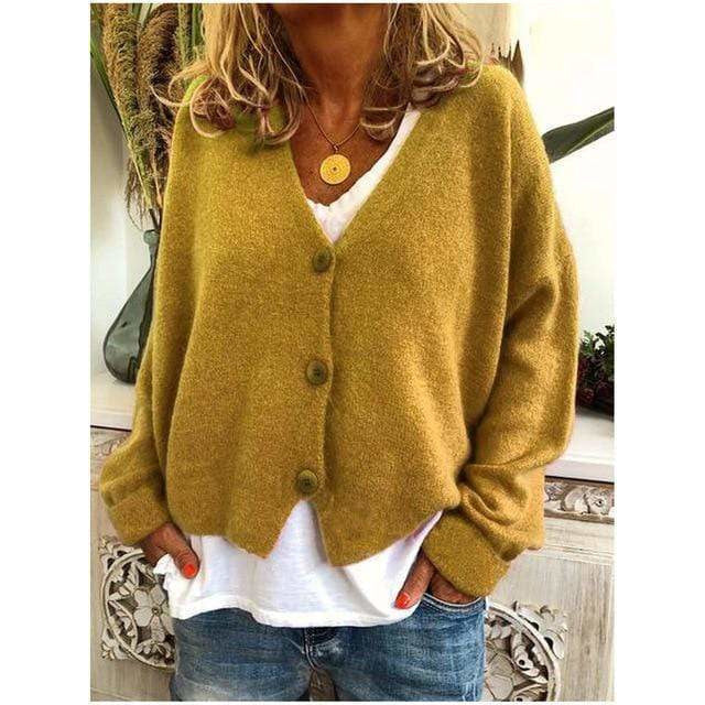 Levoire | Gilet Casual Uni Jaune