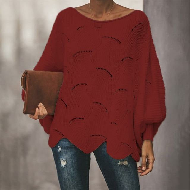 Levoire | Pull Relax Surdimensionné Rouge