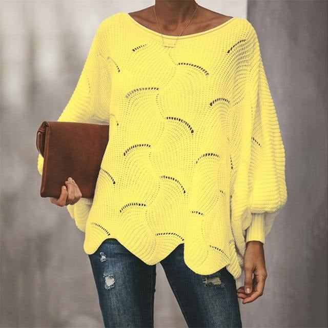 Levoire | Pull Relax Surdimensionné Jaune