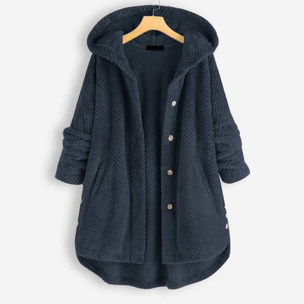 Levoire | Long gilet polaire femme Bleu marine