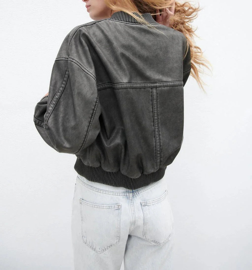 Levoire | Eloisé Veste En Cuir Vintage