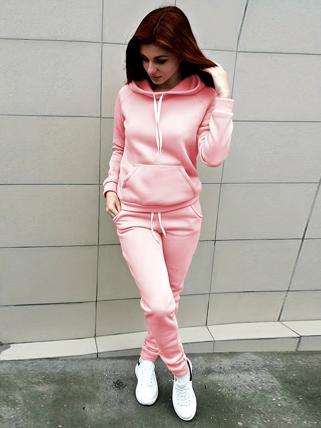 Levoire | Sweat Jogging Décontracté Femme Rosa clair