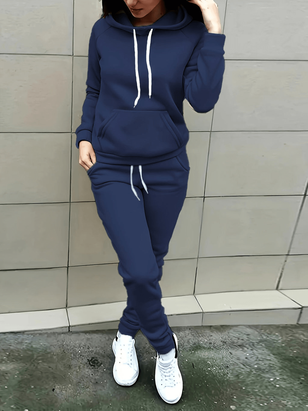 Levoire | Sweat Jogging Décontracté Femme Bleu