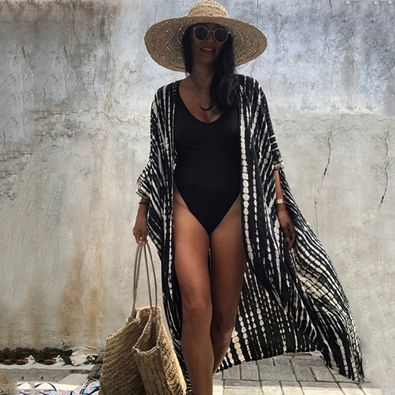 Levoire | Robe De Collecte De Vin Noir Blanc Une taille