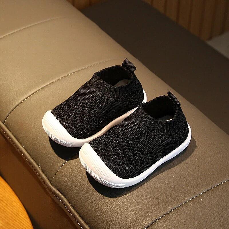 Levoire | Chaussures Pour Bébé Antidérapantes Élastiques Noir