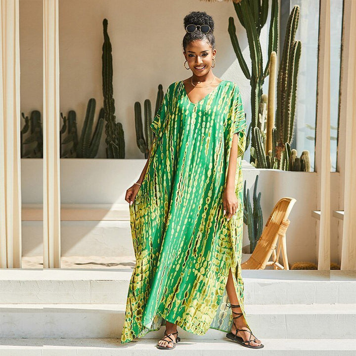 Levoire | Kimono Ranta Petite Robe Vert Jaune