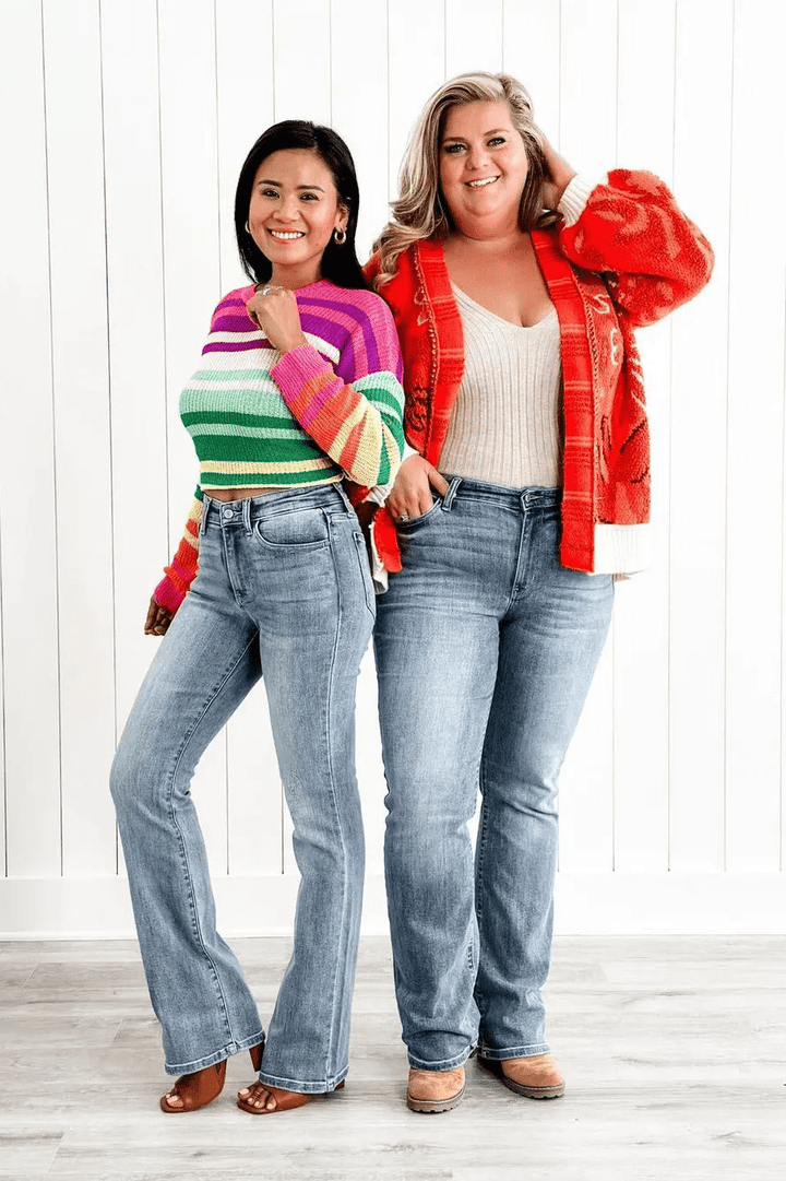 Levoire | Jean Bootcut Vintage Femme Bleu ciel