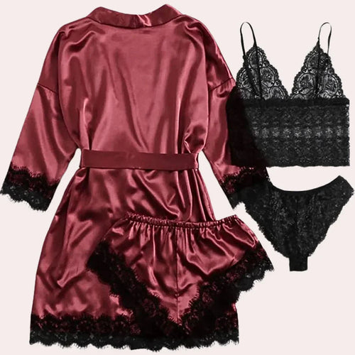 Levoire | Ensemble De Nuit Luxueux 4 Pièces Pour Femmes