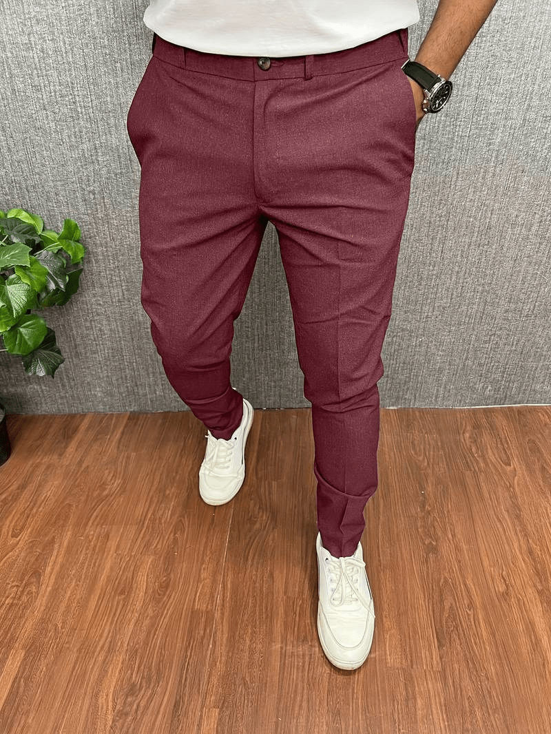 Levoire | Pantalon Chino Décontracté Homme Rot