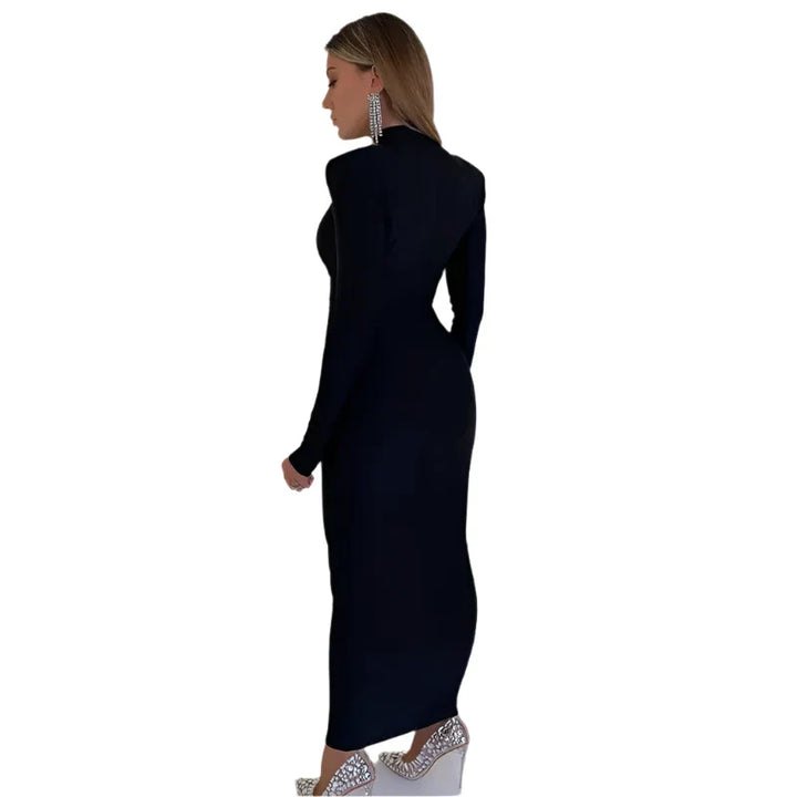 Levoire | Robe Maxi Tricot Taille Empire