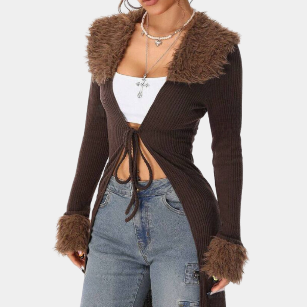 Levoire | Gilet Long Tendance Braun