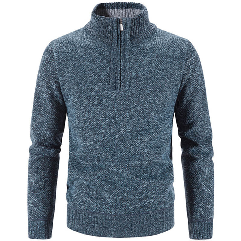 Levoire | Pull En Polaire Doux Pour Hommes Bleu