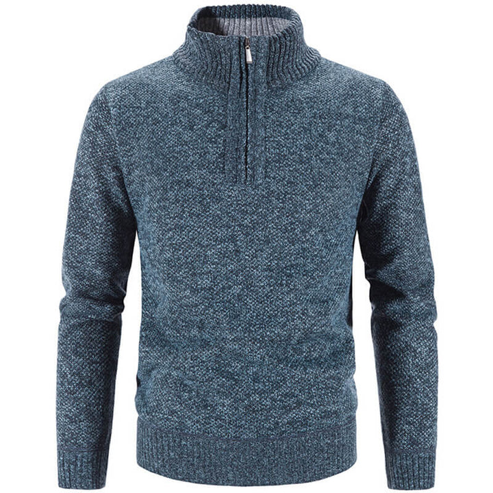 Levoire | Pull En Polaire Doux Pour Hommes Bleu