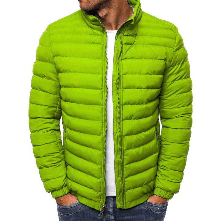 Levoire | Veste pour hommes chaude tendance luxueuse en duvet idéale pour l'automne Vert
