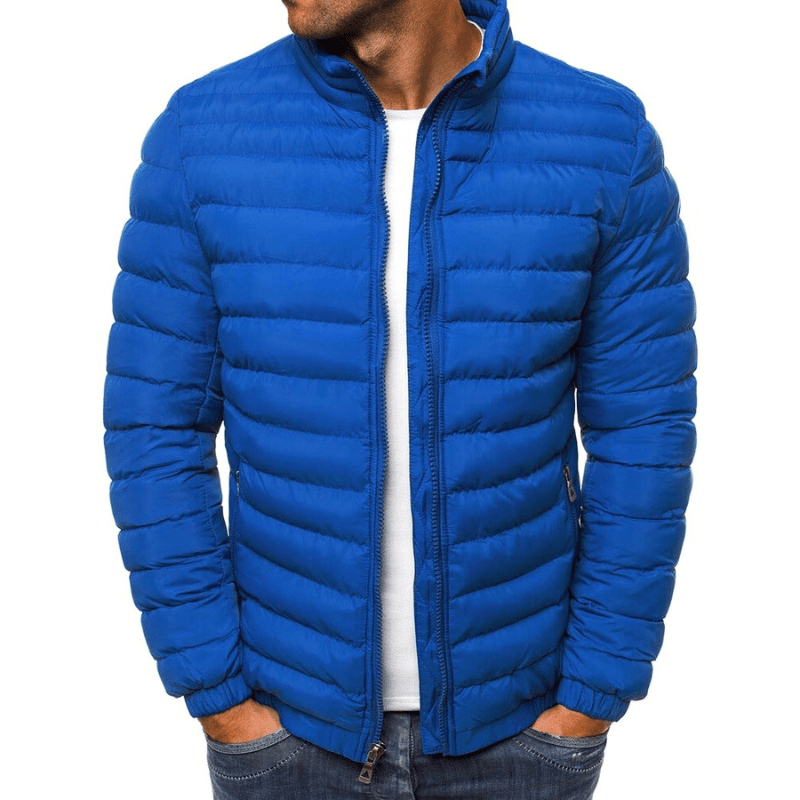 Levoire | Veste pour hommes chaude tendance luxueuse en duvet idéale pour l'automne Bleu