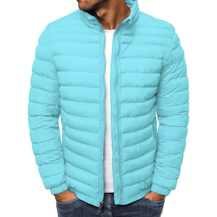 Levoire | Veste pour hommes chaude tendance luxueuse en duvet idéale pour l'automne Bleu clair