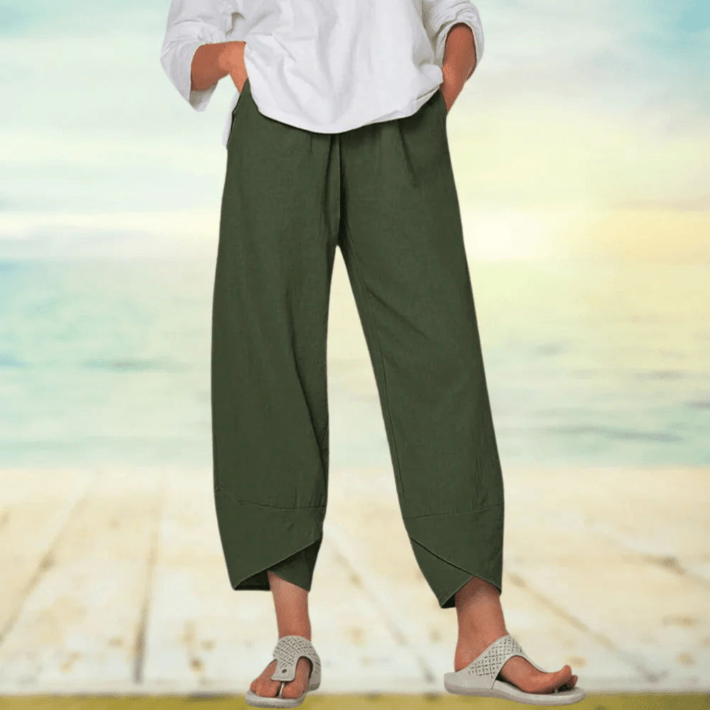Levoire | Pantalon Léger Aérien Femme Vert