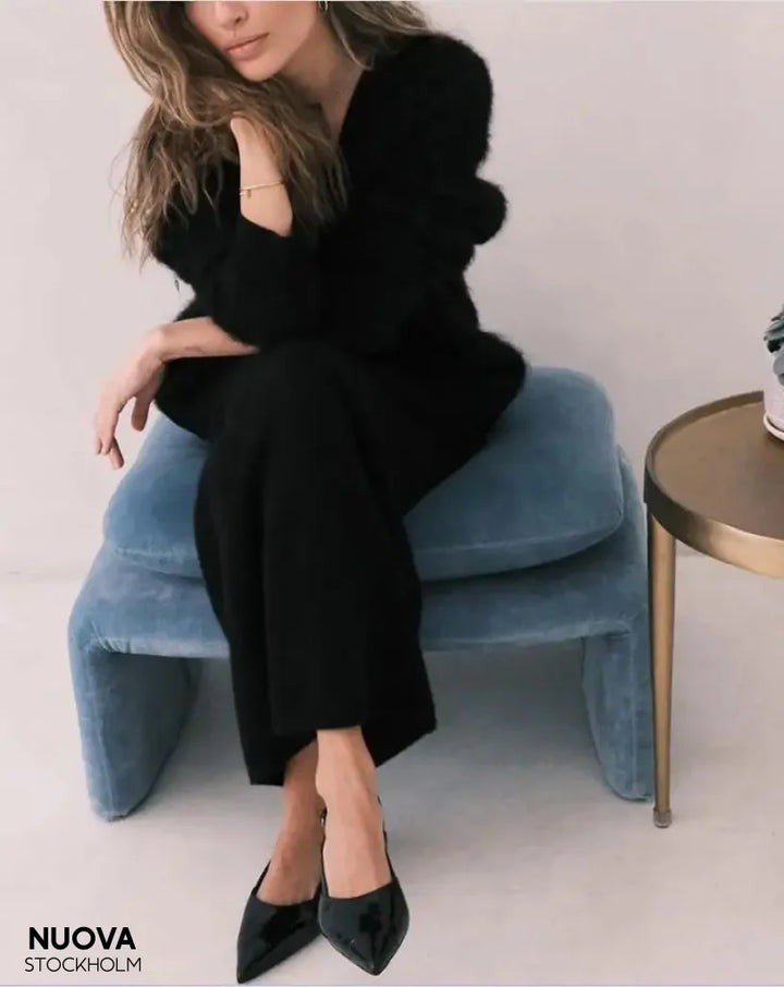 Levoire | Gilet Confortable En Cachemire Noir