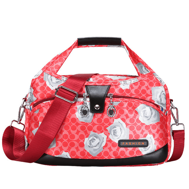 Levoire | Sac antivol mode femme Fleurs rouges