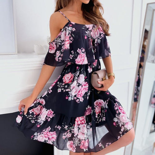 Levoire | Robe Élégante avec Imprimé Floral