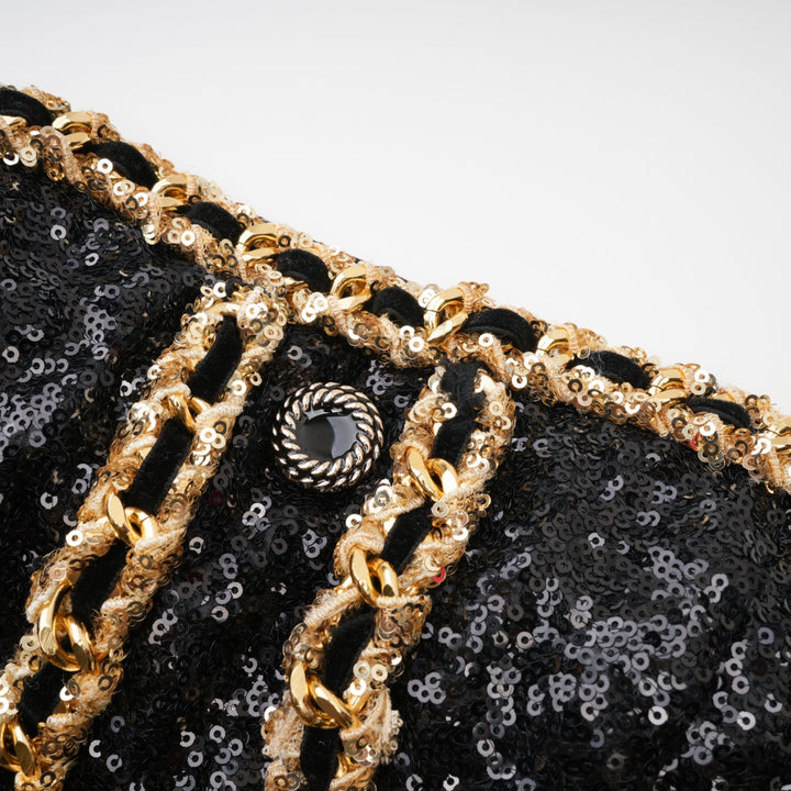 Levoire | Robe Mini Décorée Noire