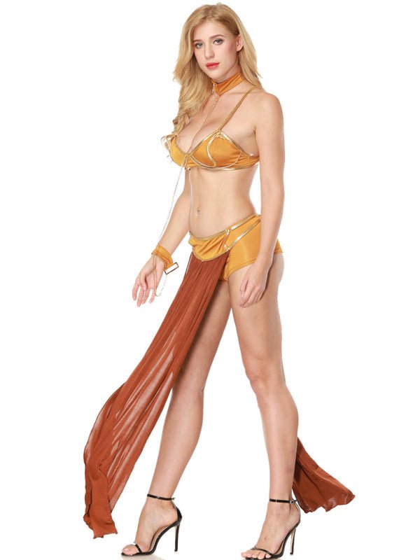 Levoire | Robe de reine de danse Halloween pour dames européenne et américaine avec jupe longue costume