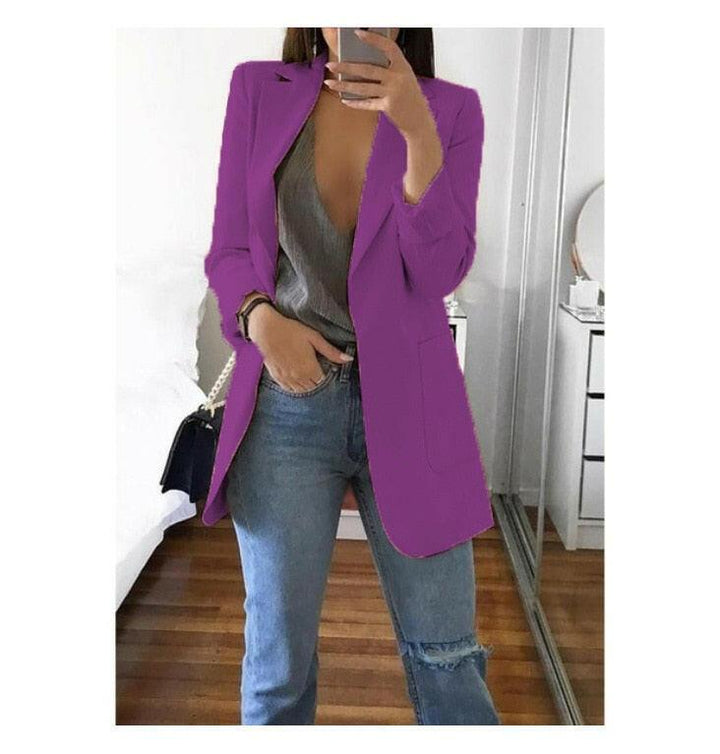 Levoire | Veste De Costume Pour Femmes De Style Européen Lilas