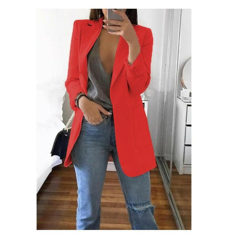 Levoire | Veste De Costume Pour Femmes De Style Européen Rot