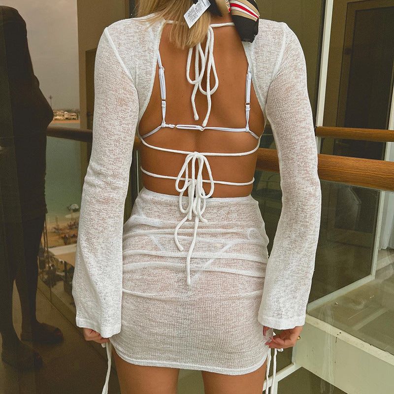 Levoire | Eva Cut Out Robe Mini De Plage