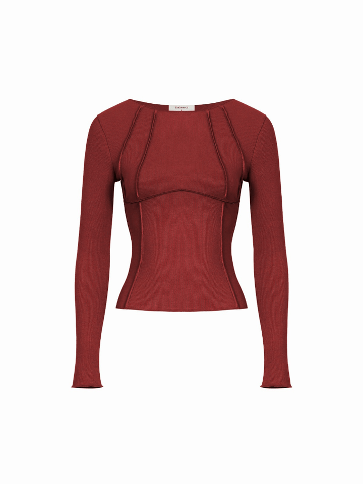 Levoire | Pull Femme Demi Zip Sweatshirt Chaud Élégant Rot