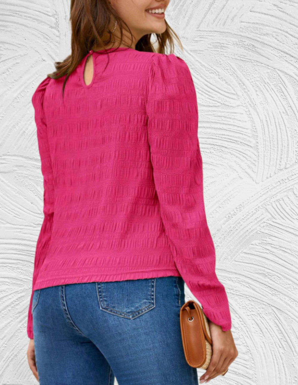 Levoire | T-Shirt À Manches Longues Avec Volants Pour Femmes