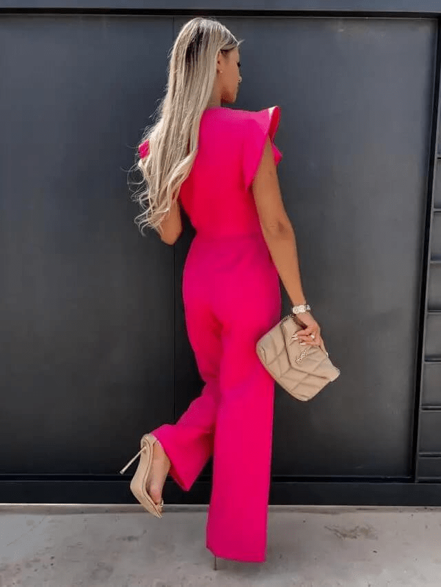 Levoire | Combinaison jambes larges avec ceinture