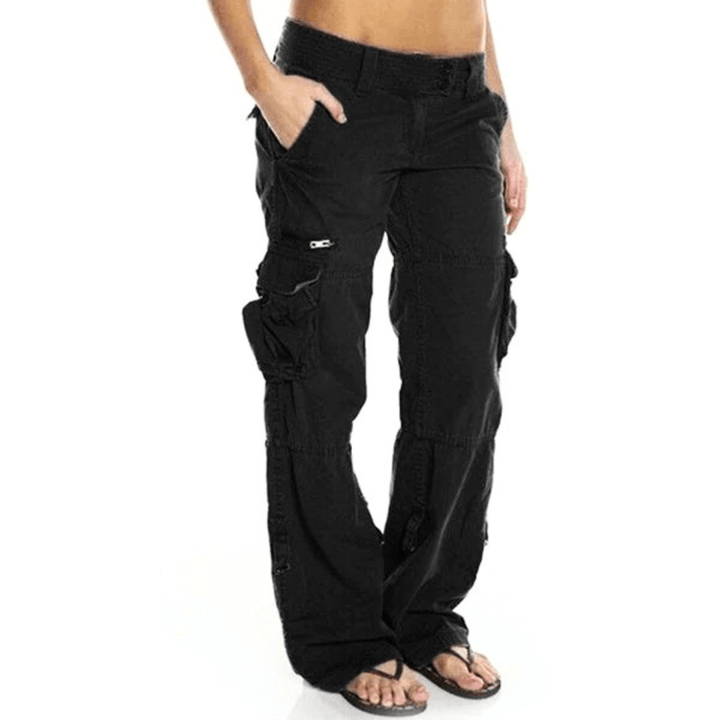 Levoire | Pantalon cargo femme Design tendance & Mode femme confortable Noir