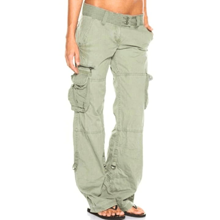 Levoire | Pantalon cargo femme Design tendance & Mode femme confortable Vert