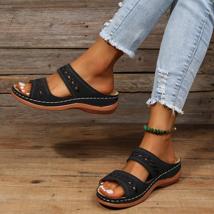 Levoire | Sandales Pour Femmes Au Design Moderne Noir