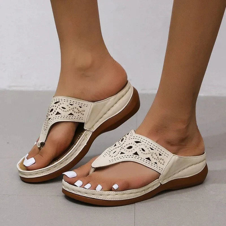 Levoire | Sandales À Orteils Confortables Kaki