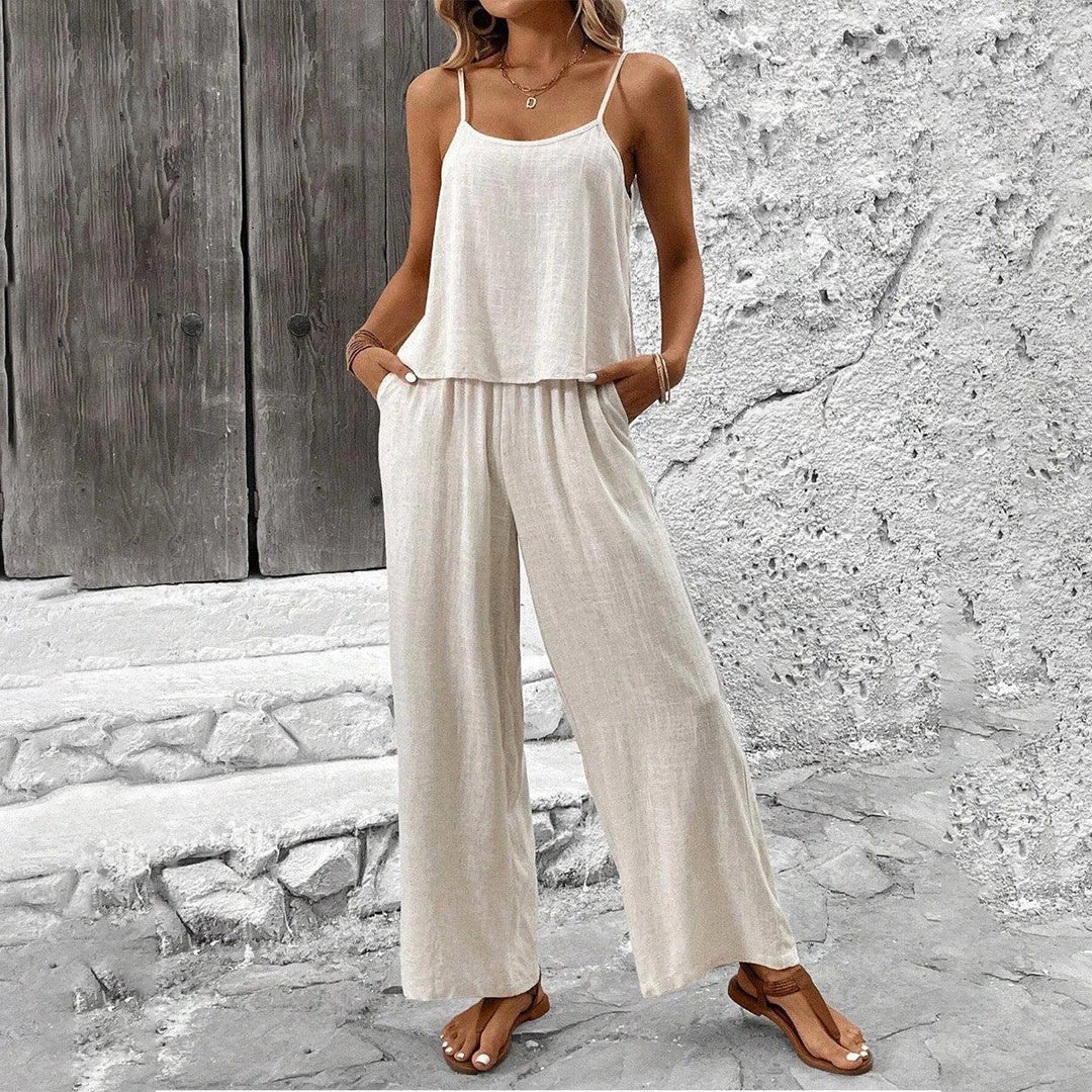 Levoire | Ensemble Deux Pièces Élégant Confort Beige